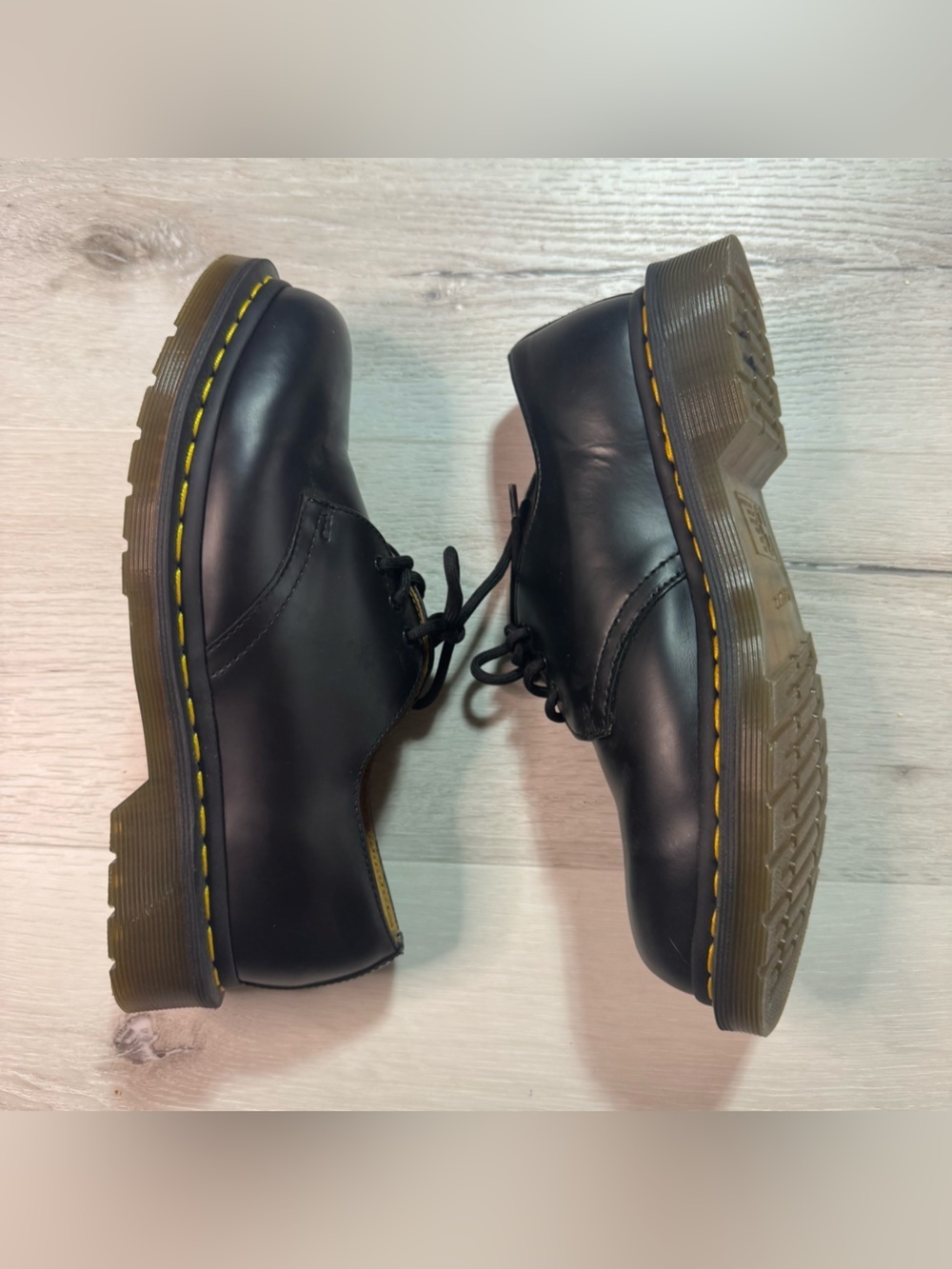 Dr. Martens 1461 3 Eye Black Oxford Smooth Leather, Women’s 7
